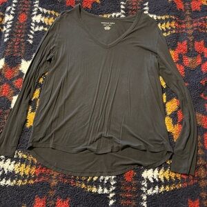 American eagle Black Long Sleeve Top